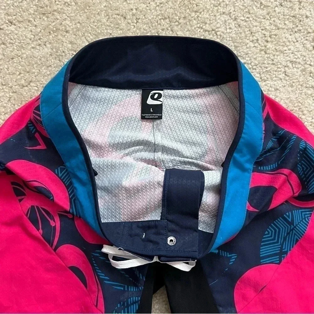 Qloom Silberhorn Bike Cycling Mountain Biking Shorts Pink Blue Women Sz Large